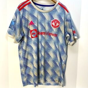 2021/2022 Adidas Manchester United #15 Parada Away Soccer Football Jersey Sz L